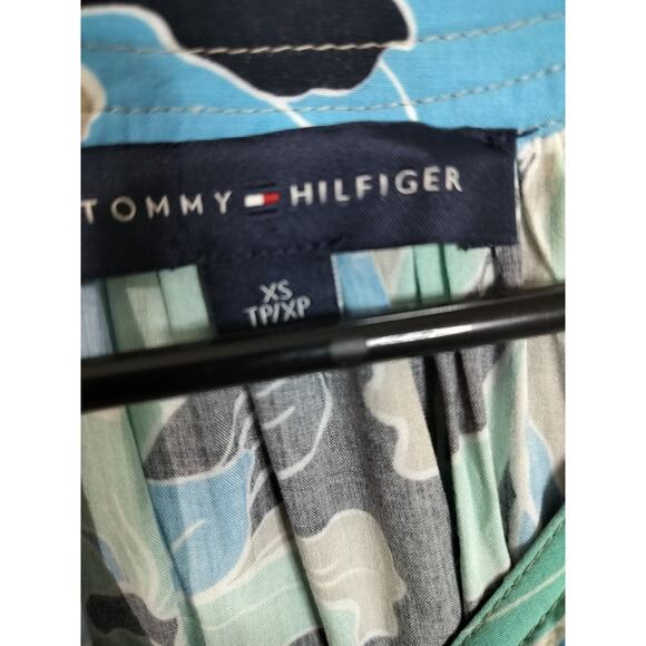 3629) Tommy Hilfiger Floral Halter Maxi Dress Oasis Combo Size XS - Picture 8 of 9